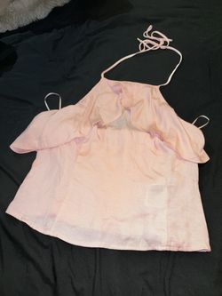 Halter Top, Hollister, Light Pink Color, Size Small