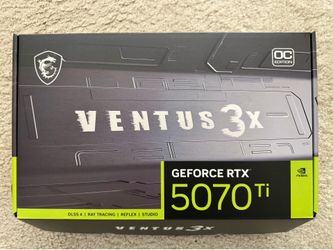 MSI GeForce RTX 5070 Ti Ventus 3X OC 16GB GDDR7 - Original Box, Excellent Condition