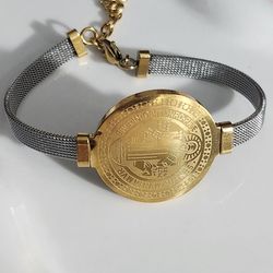 New Stainless Steel St Benedict Coun Bracelet