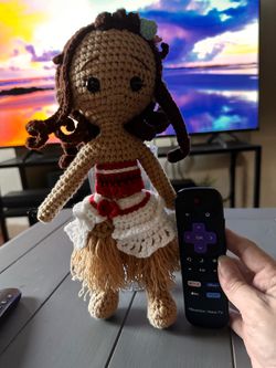 Moana Inspired Crochet Doll | Handmade Amigurumi | 15”