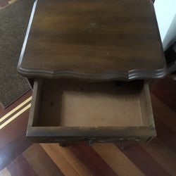 Solid Wood End Table