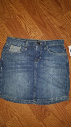 New Gap kids girl denim skirt