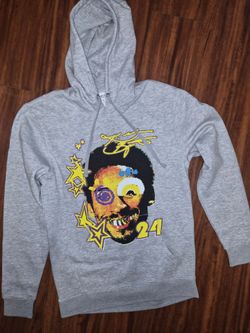 Kobe Bryant #24 Graphic Pullover Hoodie Size Small
