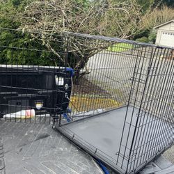 XXL Large Dog Kennel Crate Collapsible Like New 48”L by 30”W by 32” H