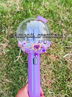 Handmade BTS lightstick rhinestone cover