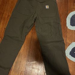 Green carhartt pants