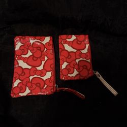 Red Bows Design Pouch Set