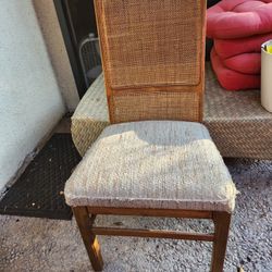 Wood Chair, no. It's not rickity.