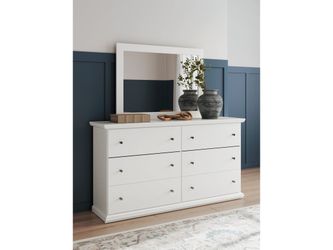 Bostwick Shoals White Dresser & Mirror