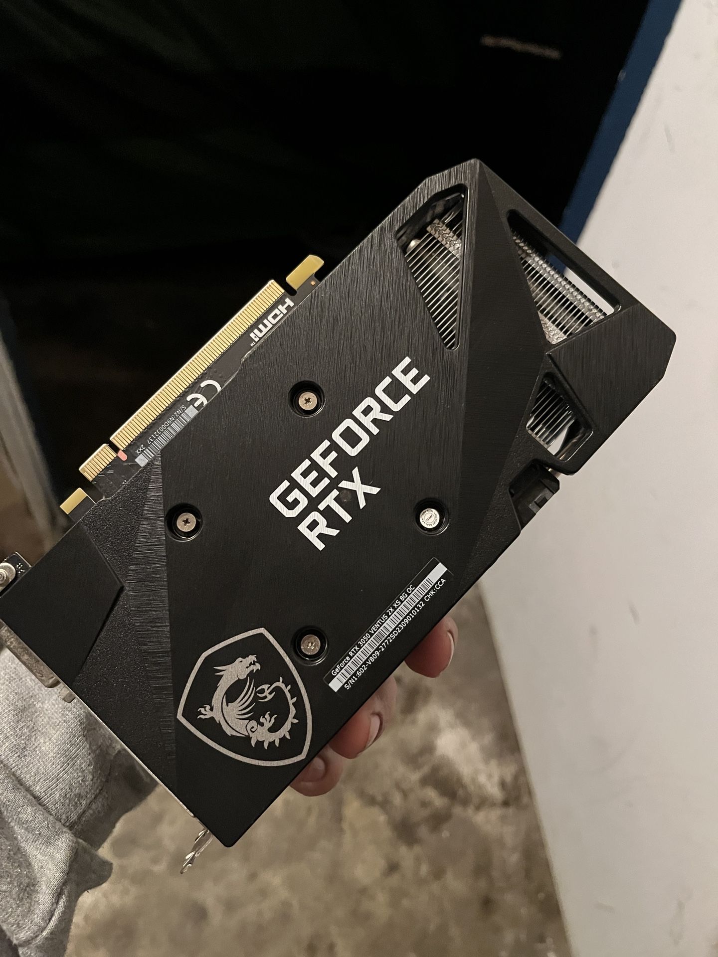 DEAD- RTX 3050 8Gb FOR PARTS!!!