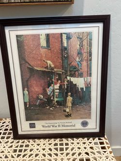Norman Rockwell World War II memorial art
