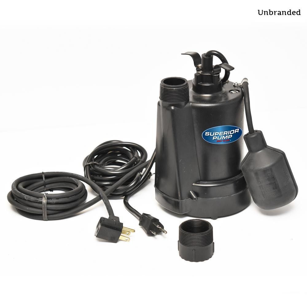 1/4 HP Submersible Thermoplastic Sump Pump