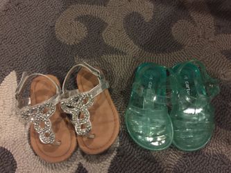 Girls size 5 sandals- $5 each