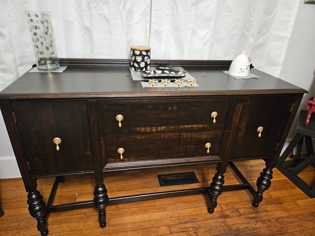 Refinished Buffet Table