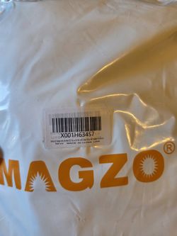 MAGZO Magnetic Screen Door - Grey, Fits up to 34x80 in (New)