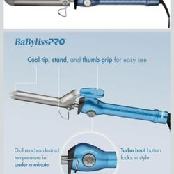 Nano Titanium Spring Curling Iron, Professional Hair Wand, Tool for Stylists, Nano Titanium Technology for Tight Curls or Loose Waves