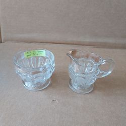Antique Cream And Sugar 