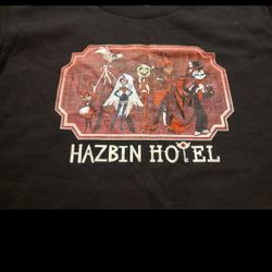 Gildan black XS Hazbin Hotel shirt (NWOT)