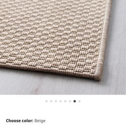 IKEA beige rug