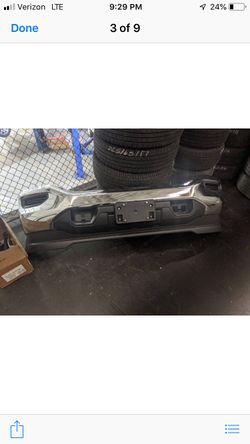 2018 GMC 1500 bumper