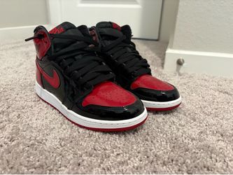 Jordan 1 Patent Bred GS Size 5.5Y/7W Worn Once Authentic
