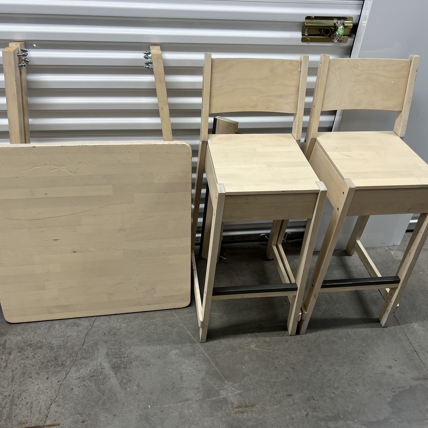 Ikea Norraker 18811 Bar Height Table Set for Sale in Hackensack 