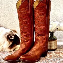 Women’s Justin rainbow Stitching Women’s Leather Justin boots 