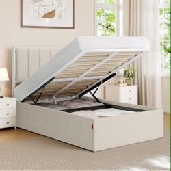 Twin Lift-Up Storage Bed Frame — NYC Delivery Available — $120