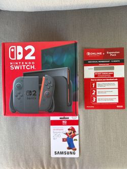 Nintendo Switch 2 Console with MicroSD Express card 256GB