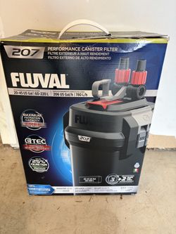 Fluval 207 Performance Canister Filter 20-45 Gal Aquariums