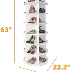 360 Rotating Shoe Rack