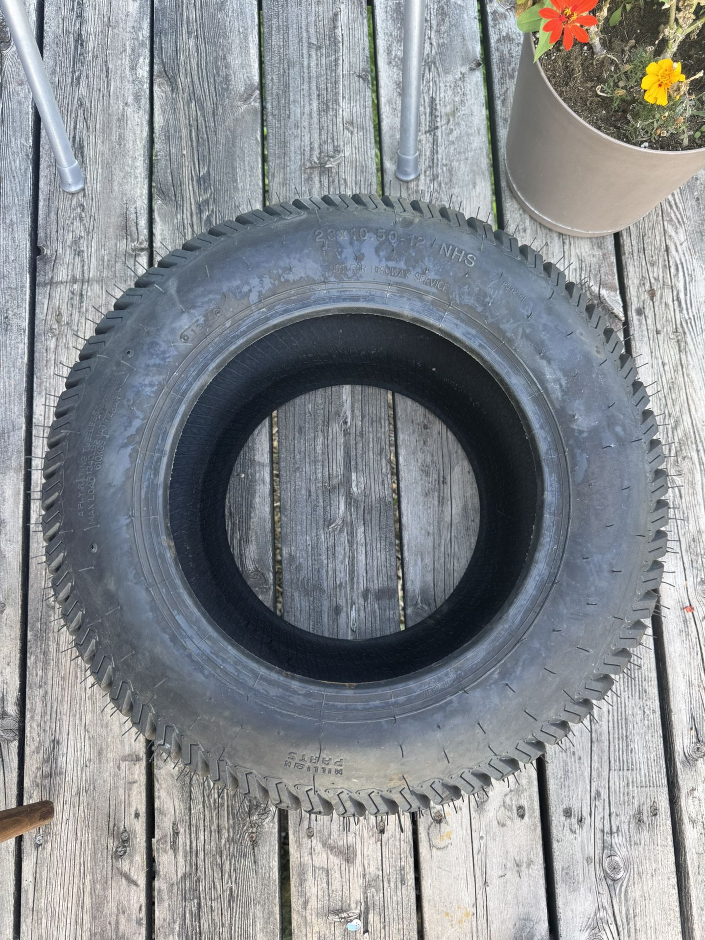 Tire For Lawnmower
