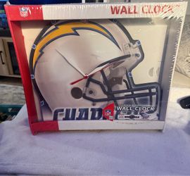 NFL San Diego Chargers Helmet Wall Clock