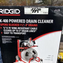 Rigid K-400 drain cleaner