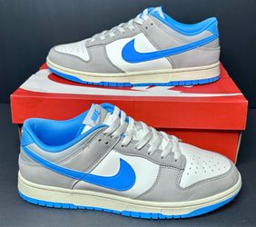 Nike Dunk Low “Athletic Department” UNC Blue Gray Men’s Size 11 w/ Box