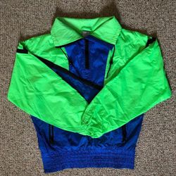 Vintage Seattle Blues Windbreaker Jacket