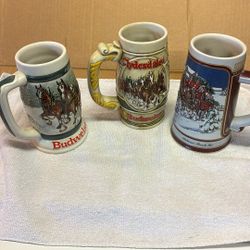 Budweiser Steins 