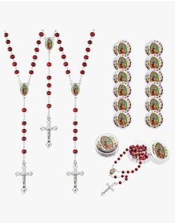 12 Piece Lady Guadalupe Scented Rosary