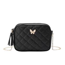 Argyle Quilted Square Bag