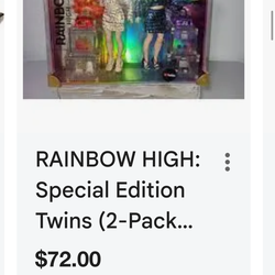 Rainbow high collect  special  edition