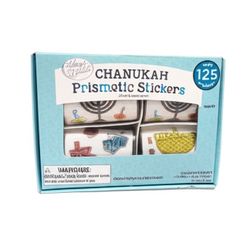 Rite Lite Chanukah Prismatic Stickers 4 Sheets (125 Count) Holiday Supplies