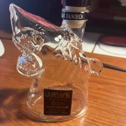 Jaws 50 Year Anniversary Liquor Bottle 
