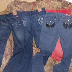 New Ladies Jeans  2  Of Size 11 And One Of Size 13   $12 Each
