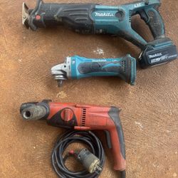 Makita Sawsall Makita Grinder   Hammer Drill