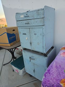 Will Take Best Offers Not Free Solid Wood tools boxes wheels on