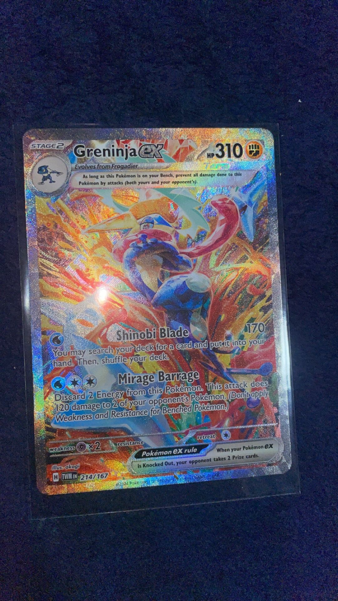 Greeninja Ex 214/167