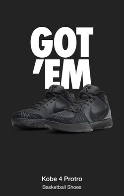 Brand New NIKE BLACK MAMBA KOBE SHOES Size 8.5