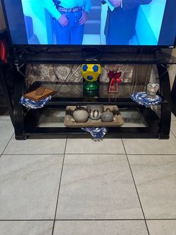 Tv black stand