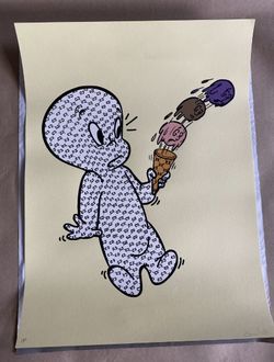 Gucci Ghost “Summer's over” hand-signed AP Print By Trevor