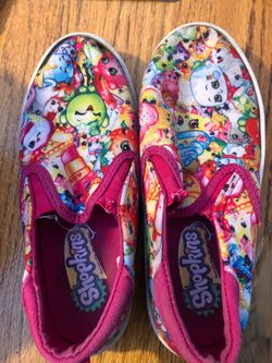 Girls shopkin shoes size 1